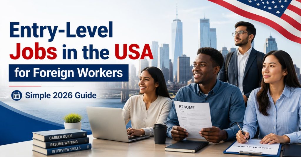 How Foreign Workers Can Find Entry-Level Jobs in the USA in 2026